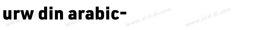urw din arabic字体转换 urw din arabic字体转换